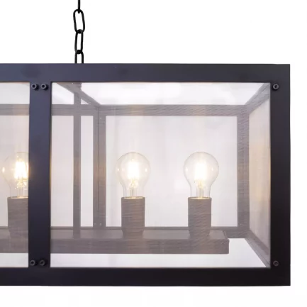 Still Mesh Modern MetalBox Chandelier